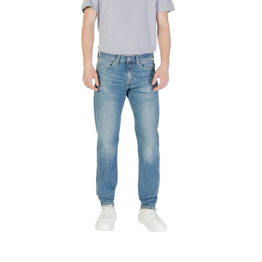 Replay Blue Cotton Skinny Jeans | Regal Royce
