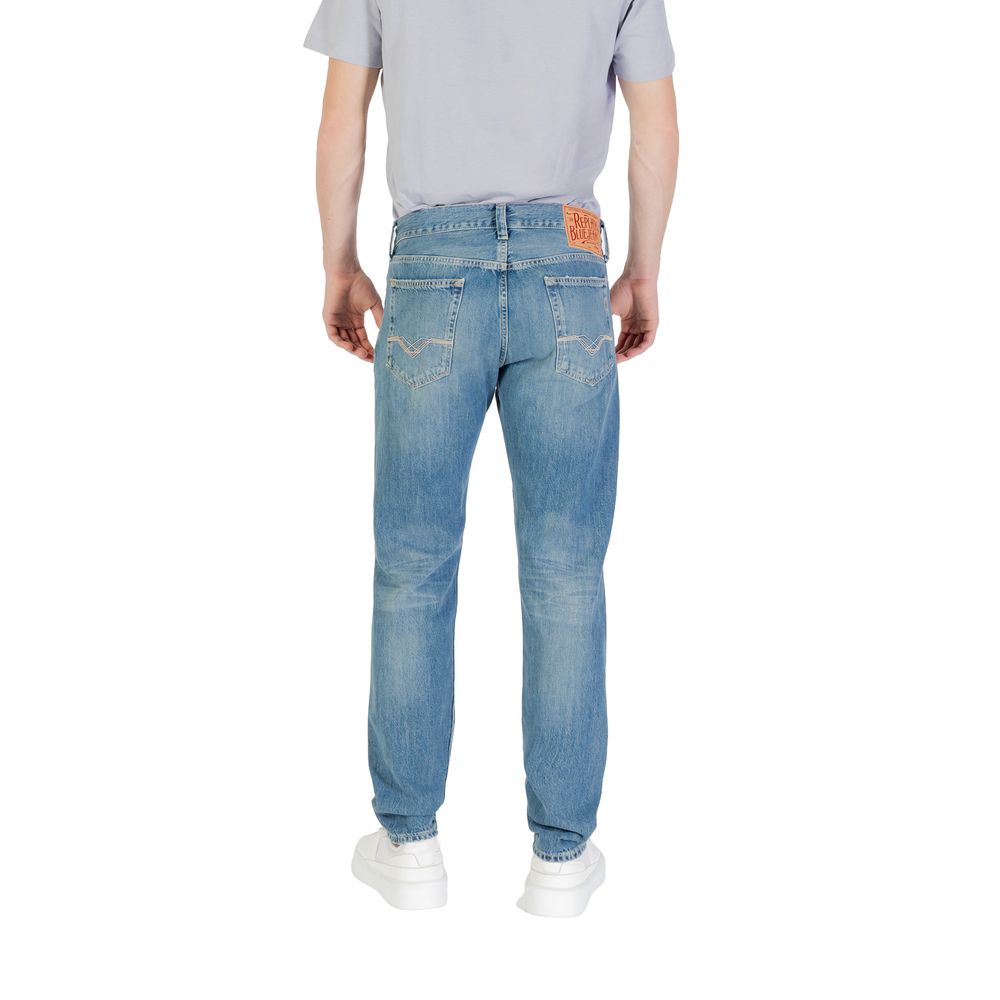 Replay Blue Cotton Skinny Jeans | Regal Royce
