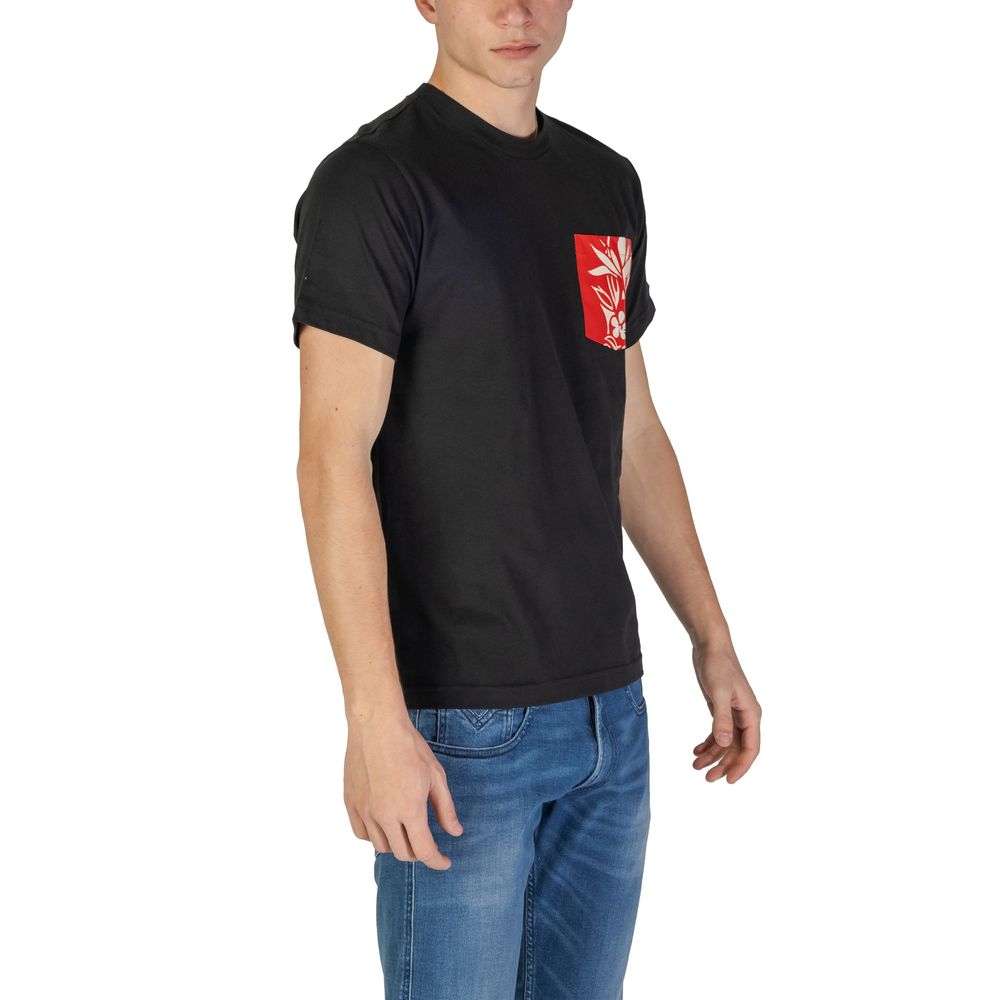 Replay Black Cotton T-Shirt | Regal Royce