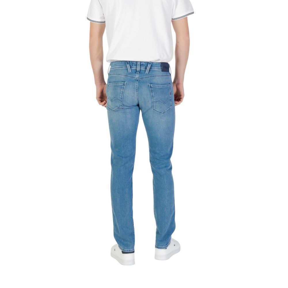 Replay Blue Cotton Skinny Jeans | Regal Royce