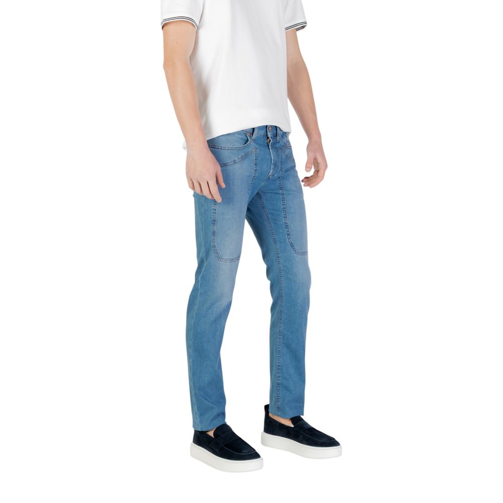 Jeckerson Light Blue Cotton Skinny Jeans | Regal Royce