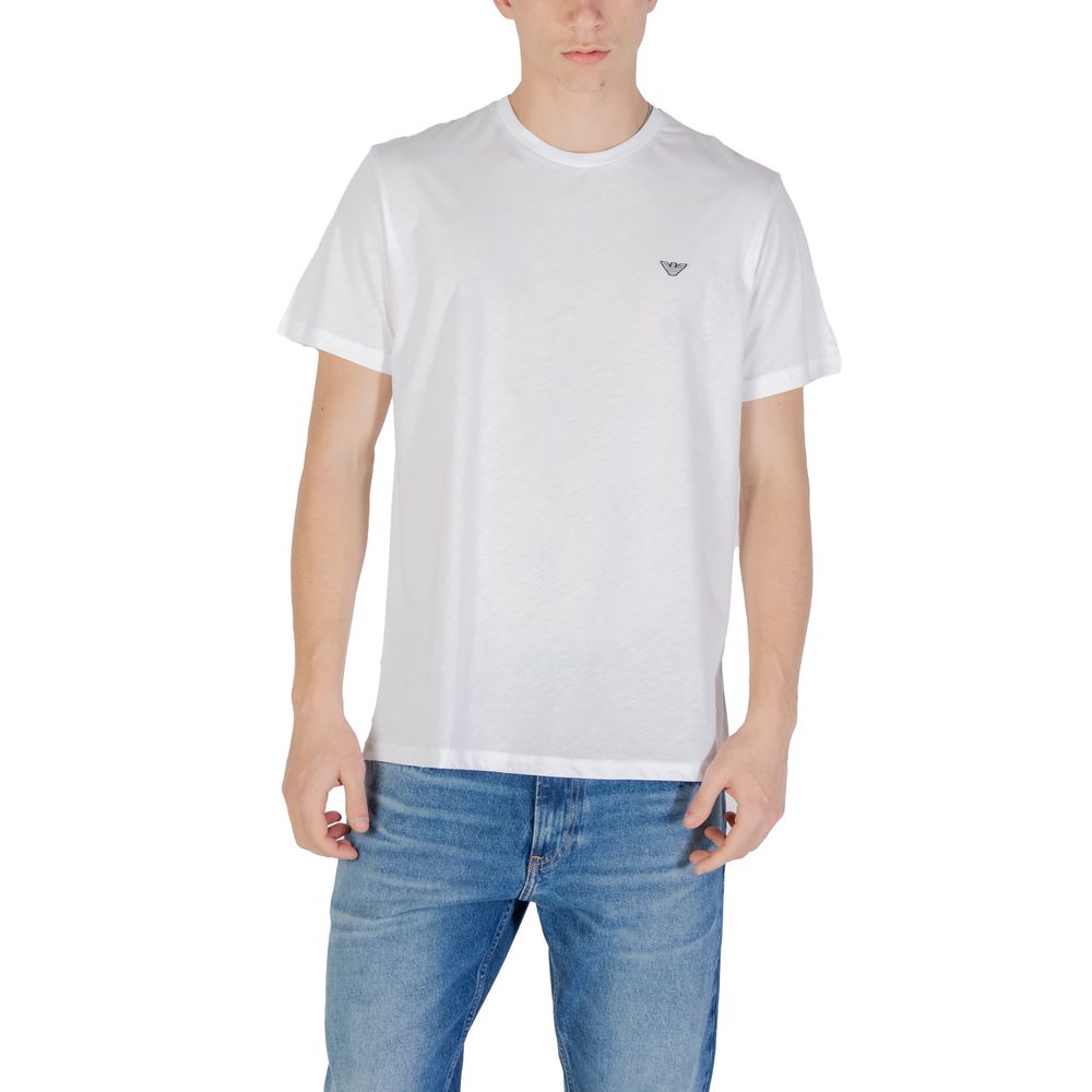 Emporio Armani Underwear White Cotton T-Shirt | Regal Royce
