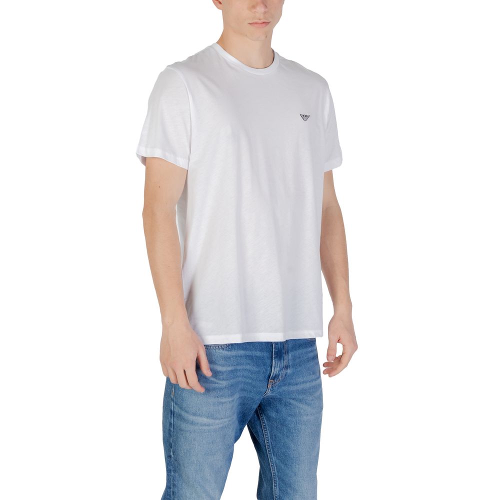 Emporio Armani Underwear White Cotton T-Shirt | Regal Royce