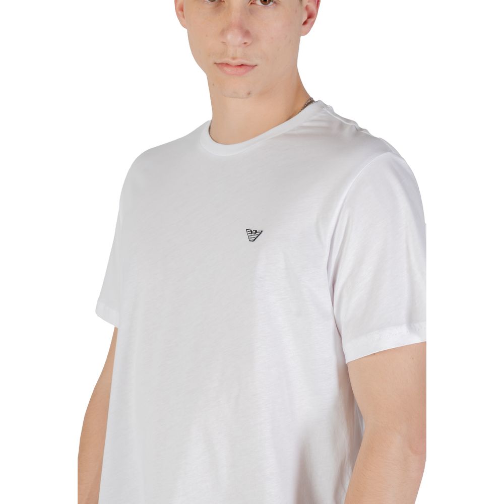Emporio Armani Underwear White Cotton T-Shirt | Regal Royce
