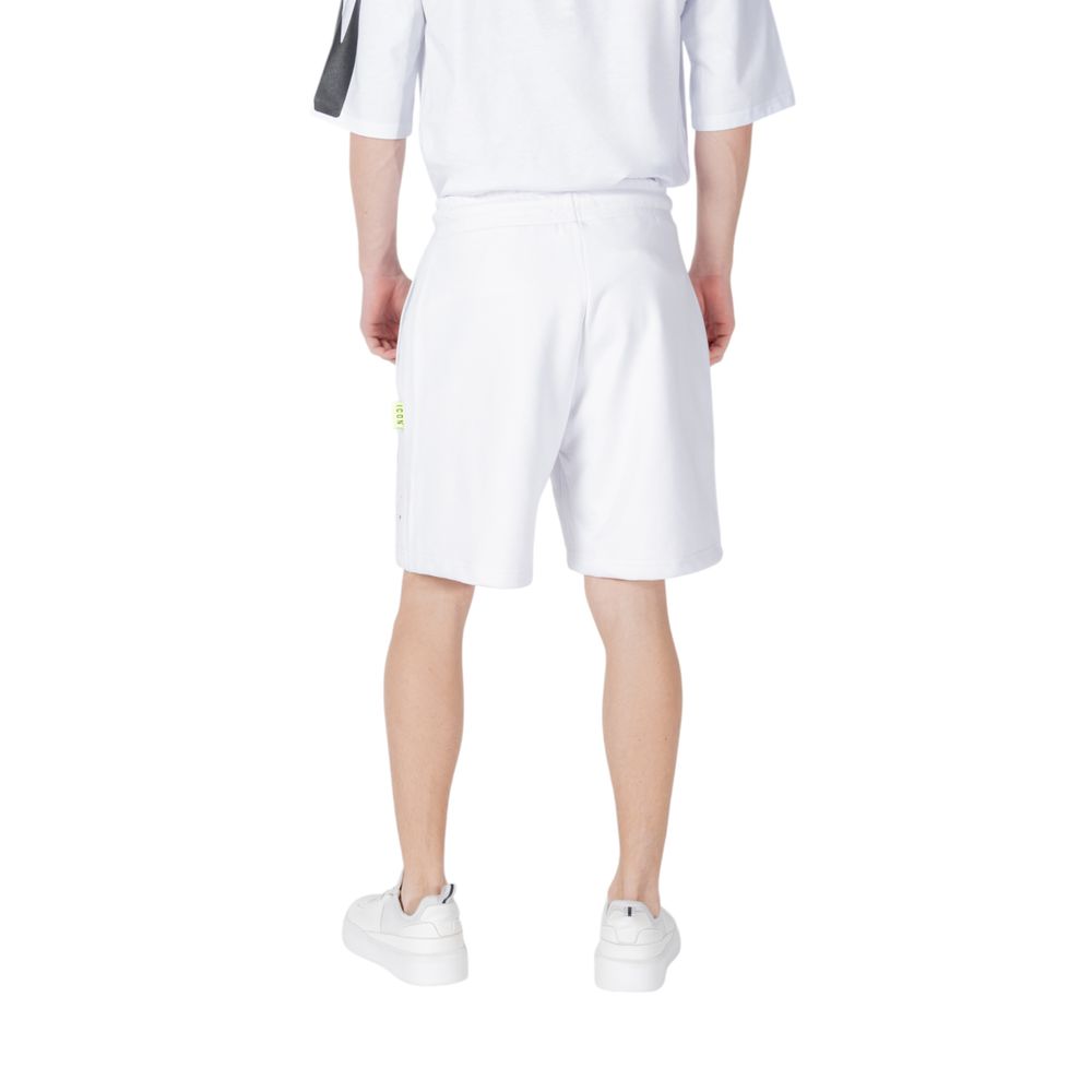 Icon White Cotton Bermuda Shorts | Regal Royce