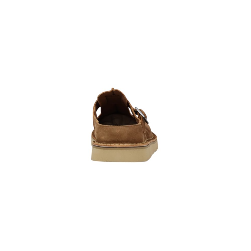 Clarks Beige Suede Leather Clogs | Regal Royce