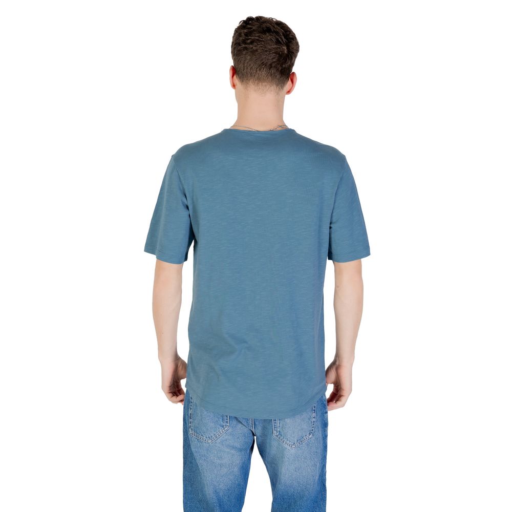Jack Jones Blue Cotton T-Shirt | Regal Royce