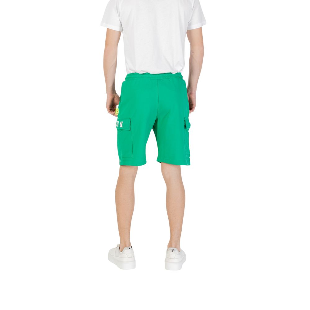 Icon Green Cotton Bermuda Shorts | Regal Royce