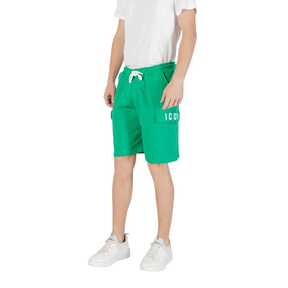 Icon Green Cotton Bermuda Shorts | Regal Royce