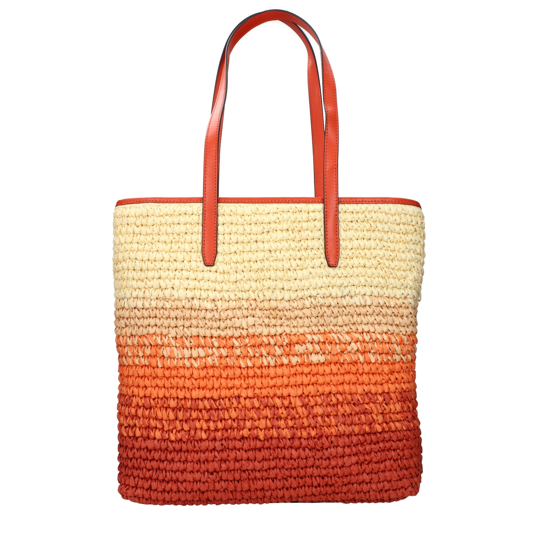 Michael Kors Orange Raffia Shoulder Bag | Regal Royce