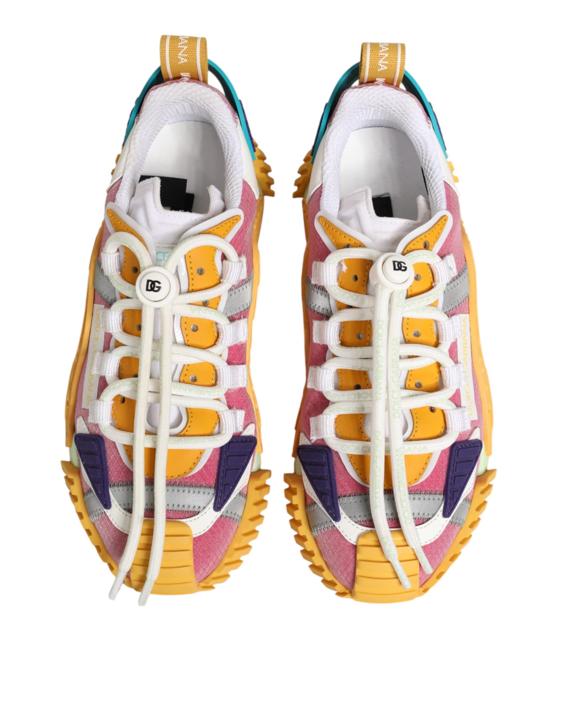 Dolce & Gabbana Multicolor Nylon NS1 Low Top Sneakers Shoes | Regal Royce
