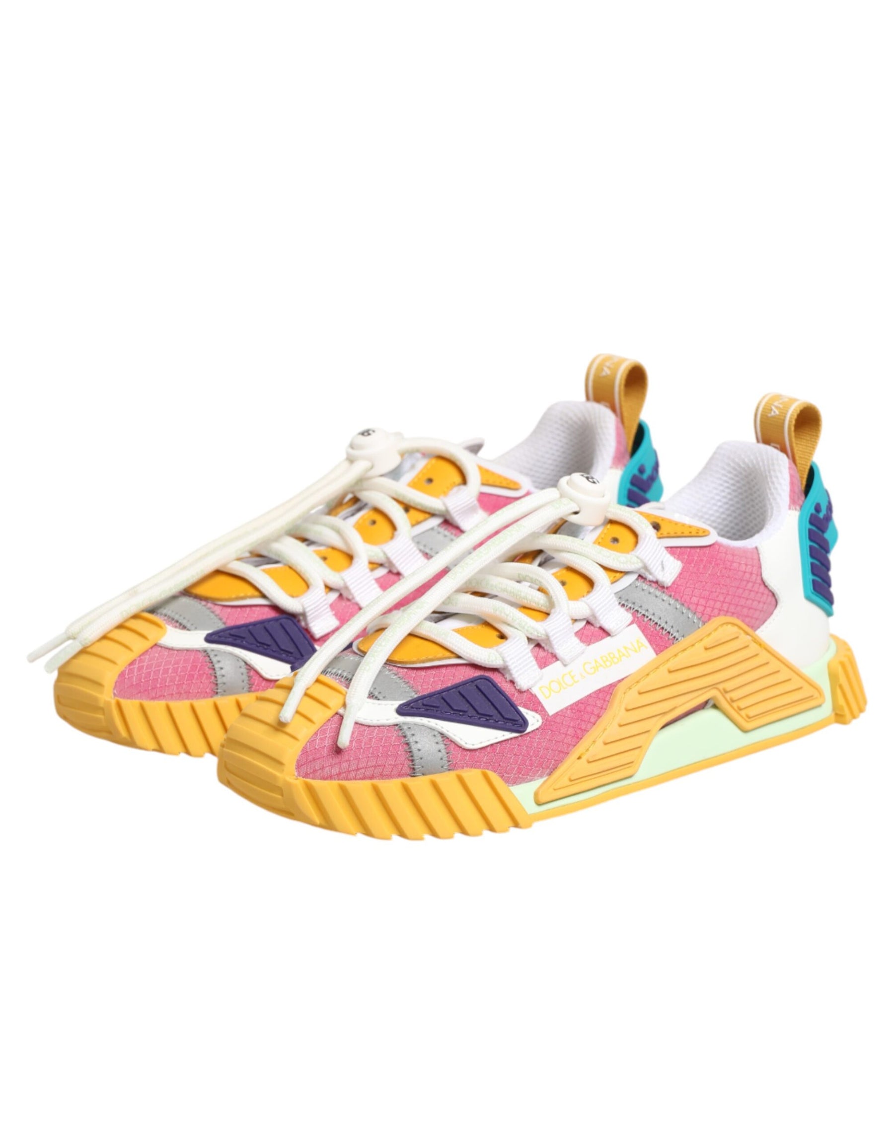 Dolce & Gabbana Multicolor Nylon NS1 Low Top Sneakers Shoes | Regal Royce