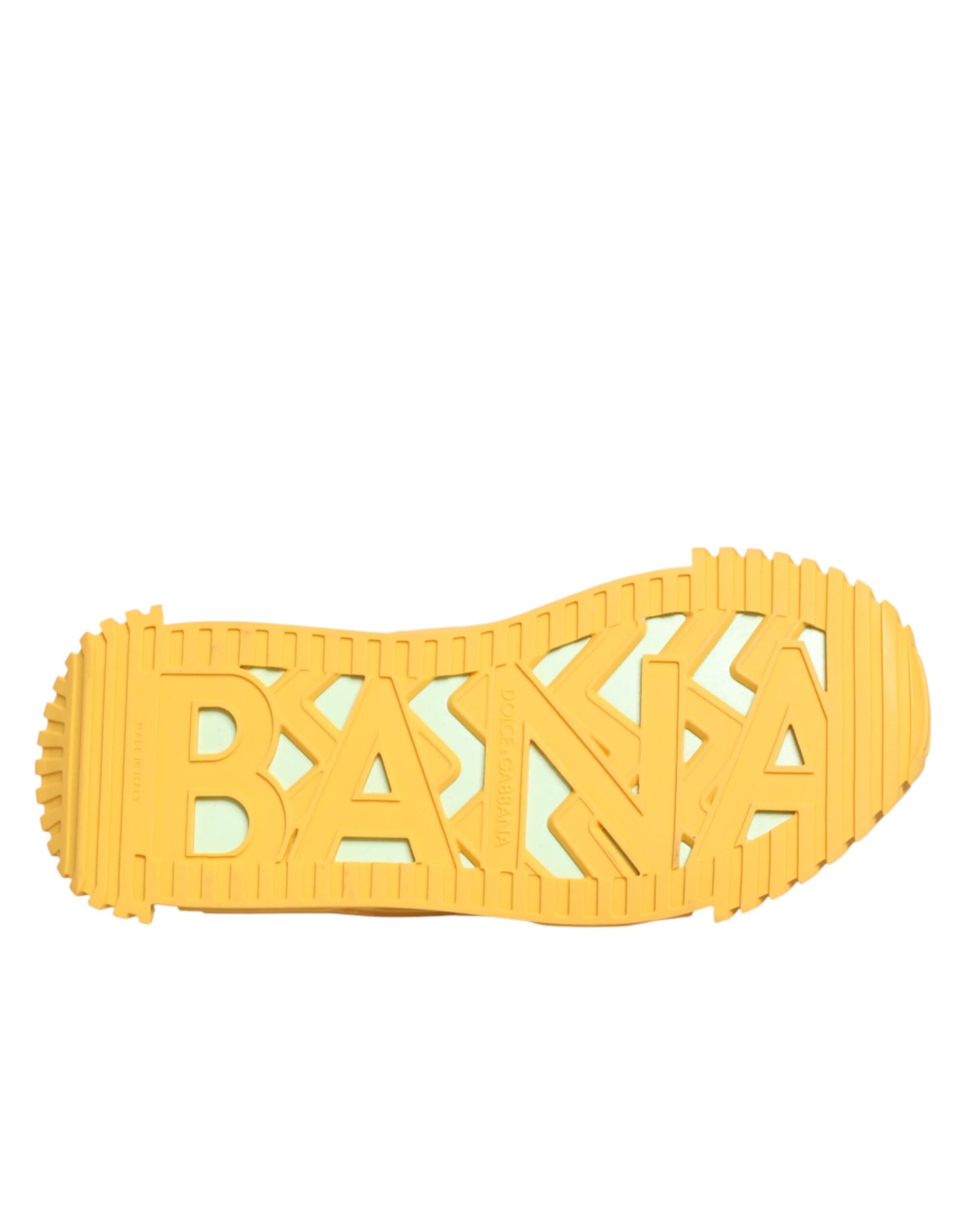 Dolce & Gabbana Multicolor Nylon NS1 Low Top Sneakers Shoes | Regal Royce