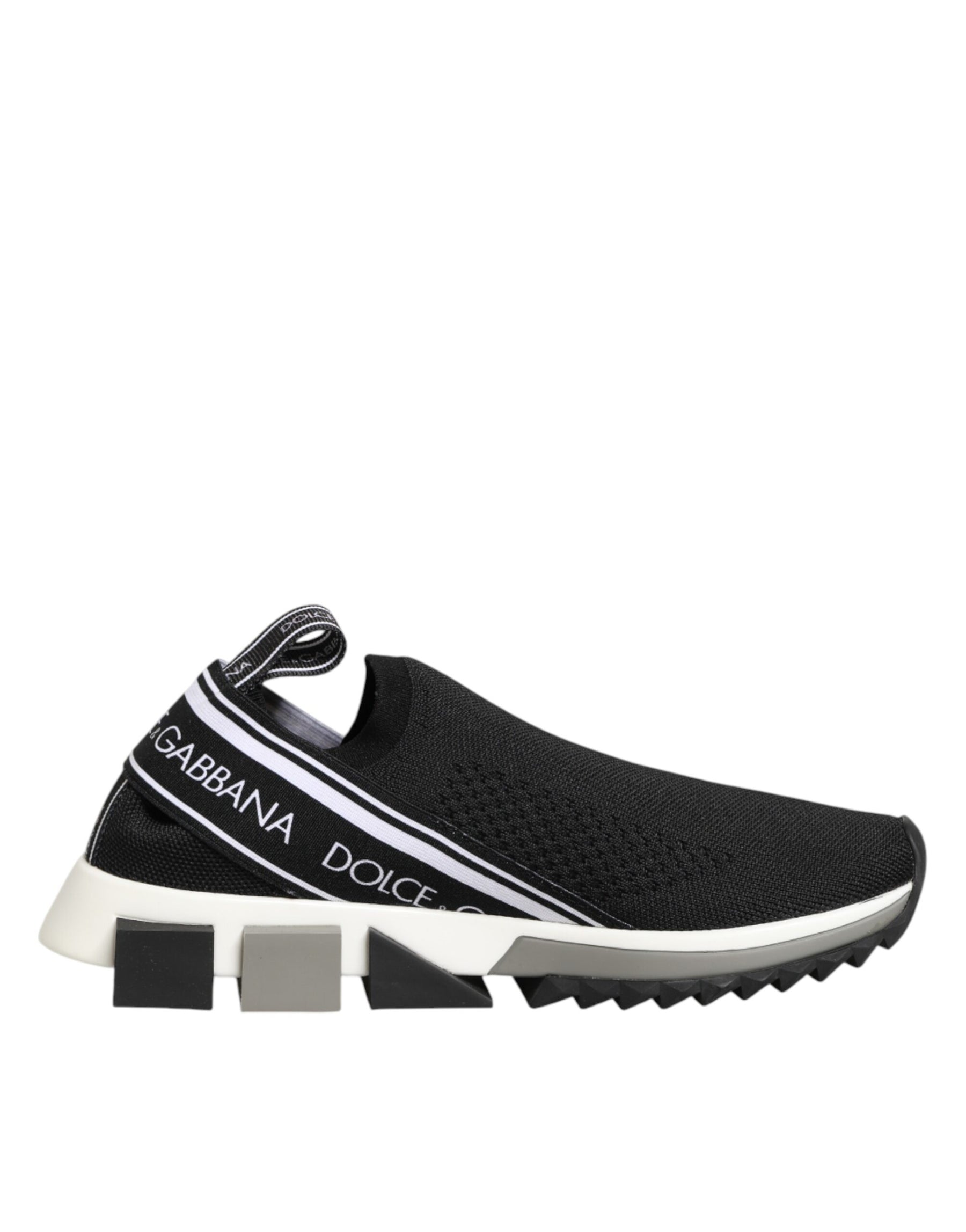 Dolce & Gabbana Black Slip On Sorrento Low Top Sneakers Shoes | Regal Royce