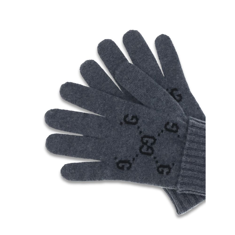 Gucci Gray Cashmere Gloves | Regal Royce