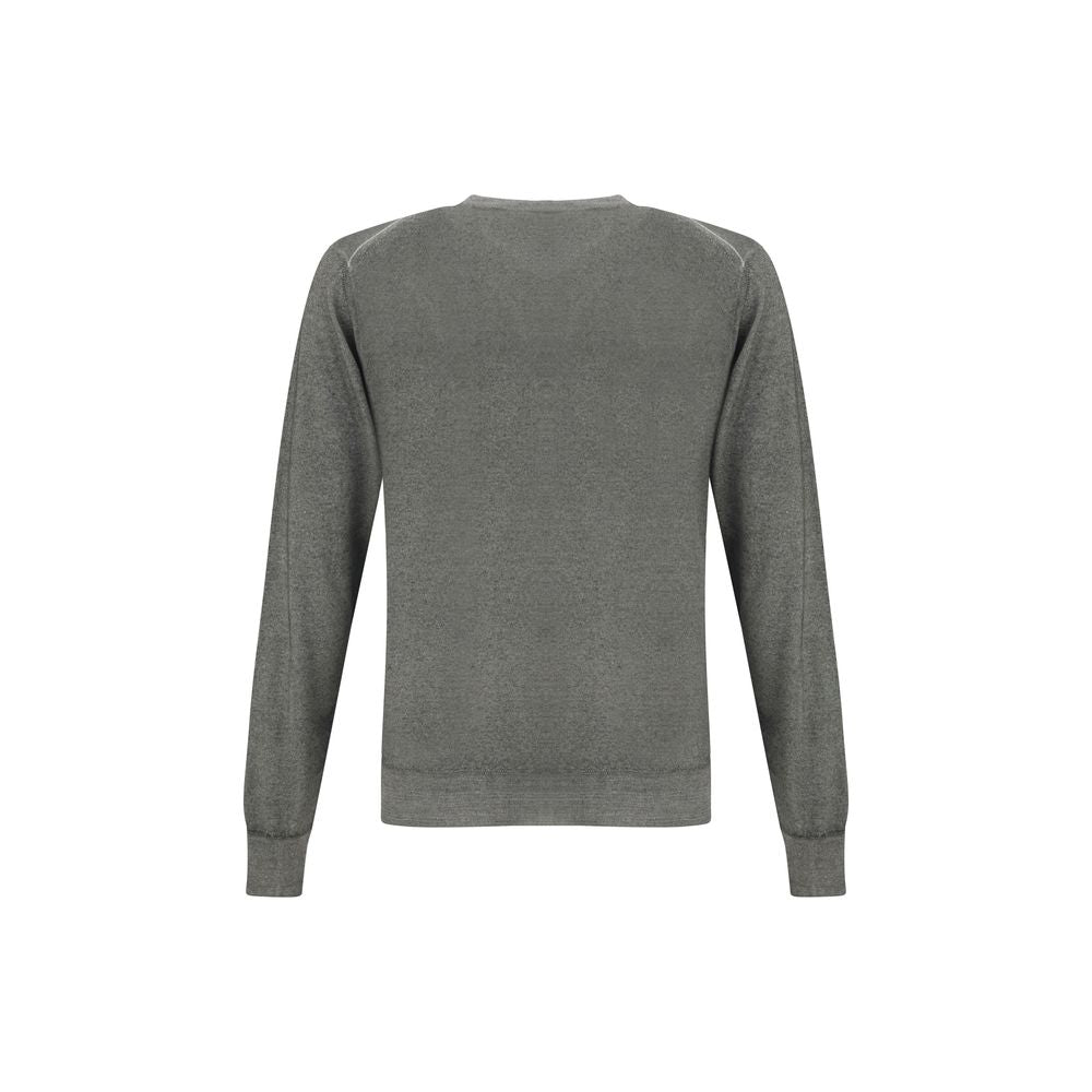 Cruciani Gray Cashmere Cashmere Sweater | Regal Royce