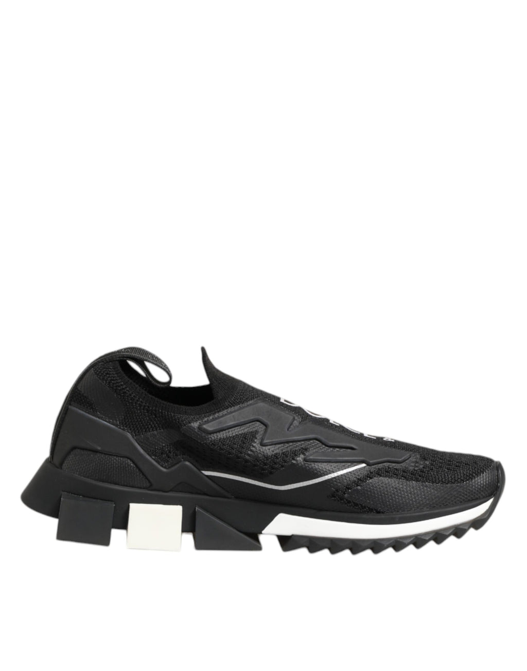 Dolce & Gabbana Black SORRENTO Sport Stretch Sneakers Shoes
