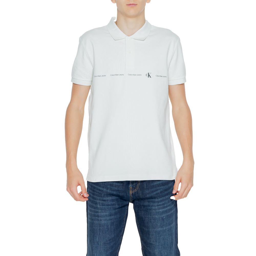 Calvin Klein Jeans Green Cotton Polo Shirt | Regal Royce