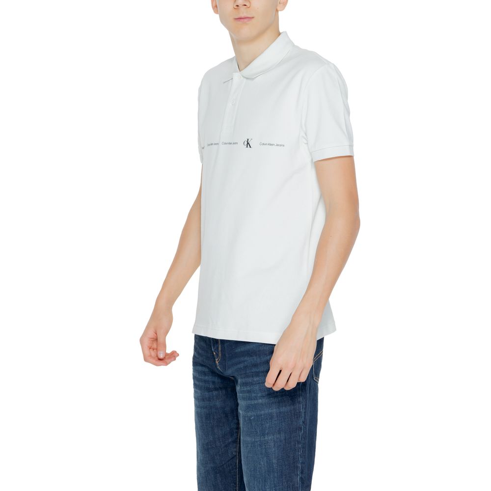 Calvin Klein Jeans Green Cotton Polo Shirt | Regal Royce