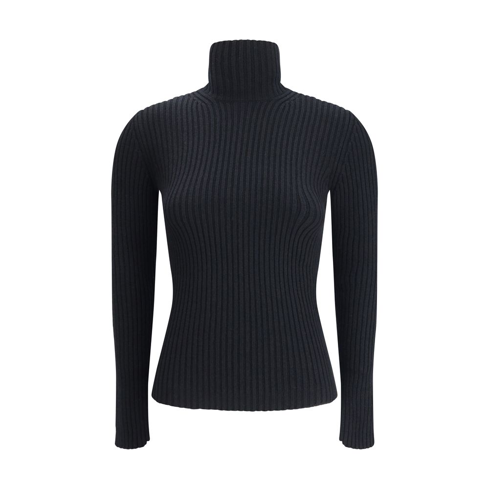 Max Mara Black Wool Long Sleeve T-Shirt | Regal Royce