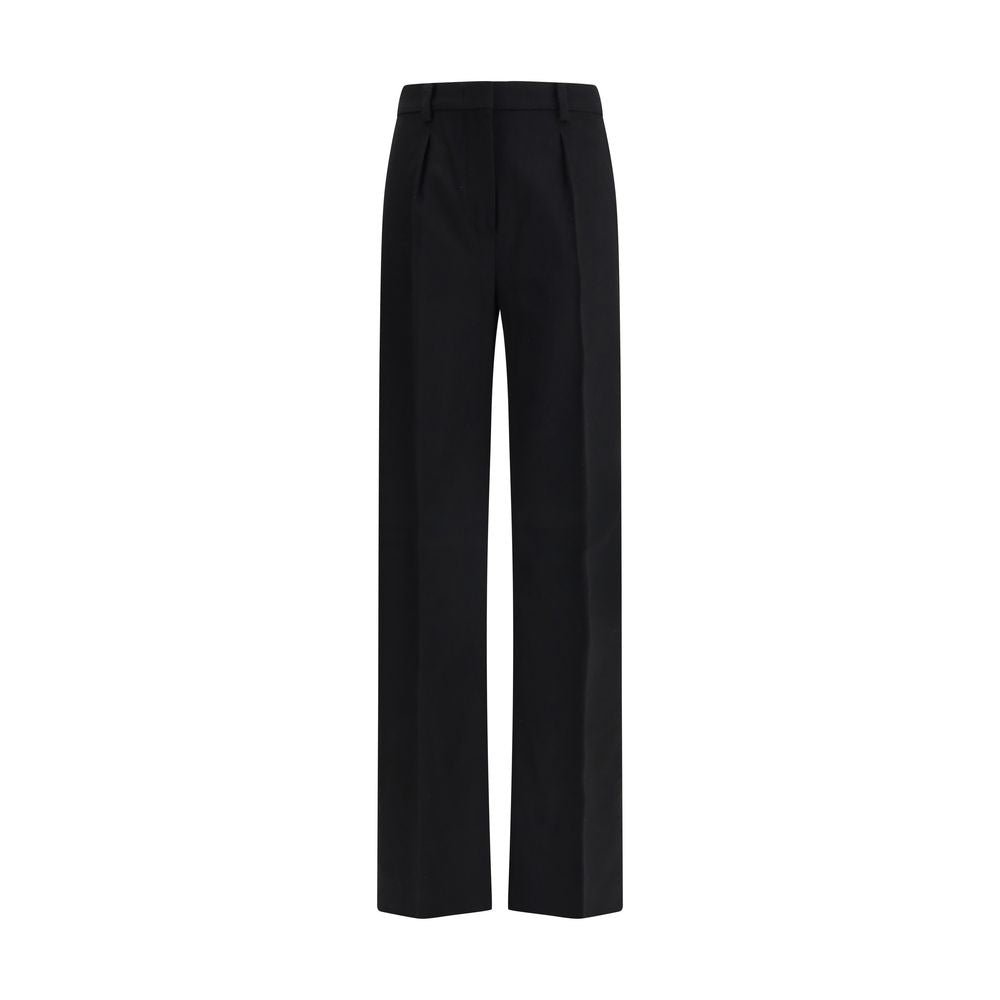 Max Mara Black Camel Hair  Casual Pants | Regal Royce