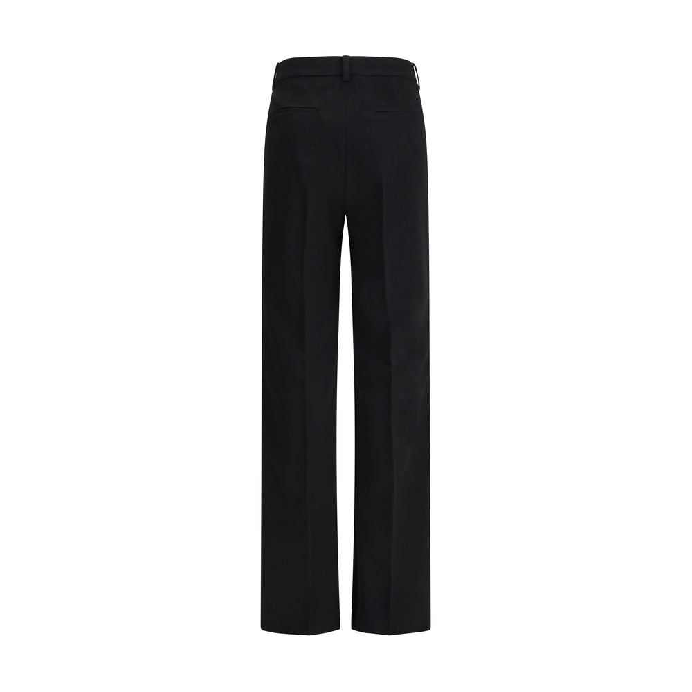 Max Mara Black Camel Hair  Casual Pants | Regal Royce