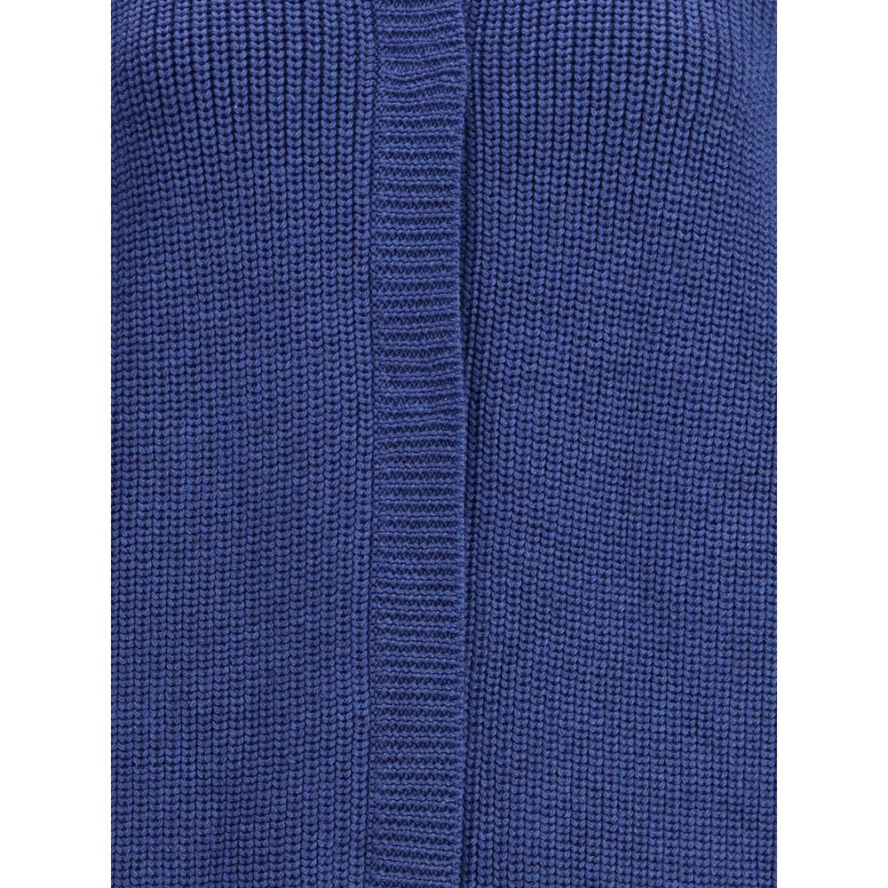 Ella Blue Merino Wool Sweatshirt | Regal Royce