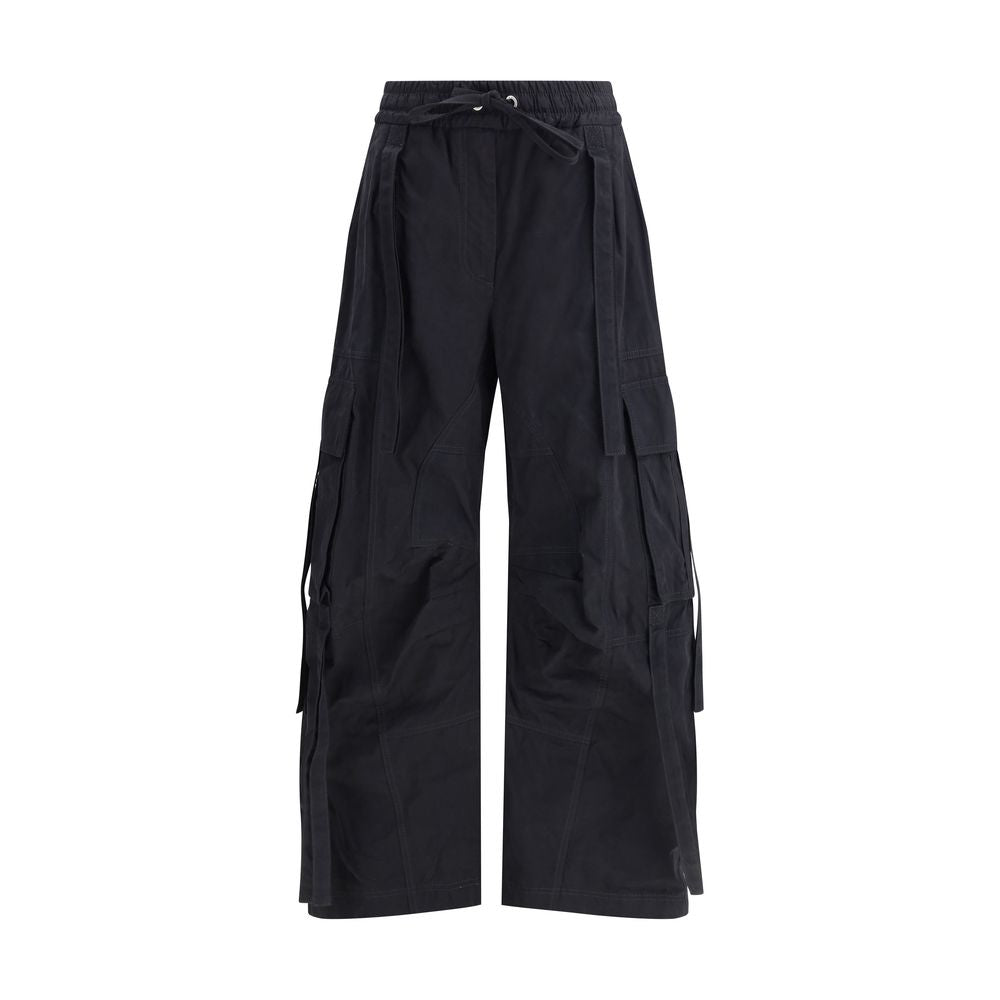 Dolce & Gabbana Black Cotton Cargo Pants | Regal Royce