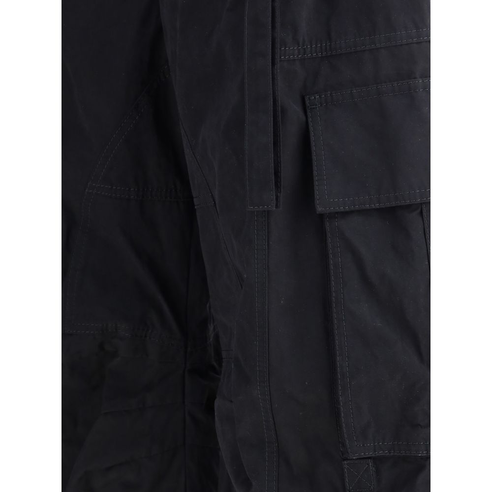 Dolce & Gabbana Black Cotton Cargo Pants | Regal Royce