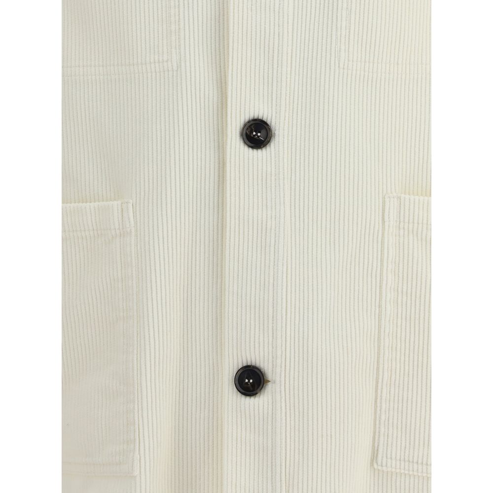 Cruna Cream Cotton Coat | Regal Royce