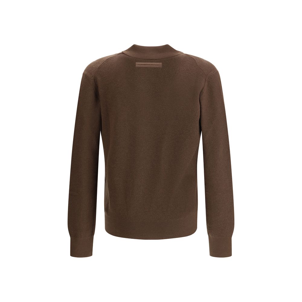 ZEGNA Brown Cashmere Shirt