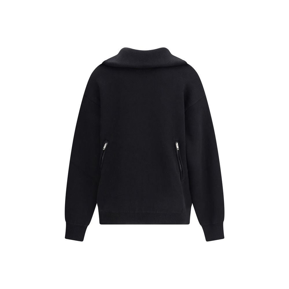 Balenciaga Black Cotton Sweatshirt