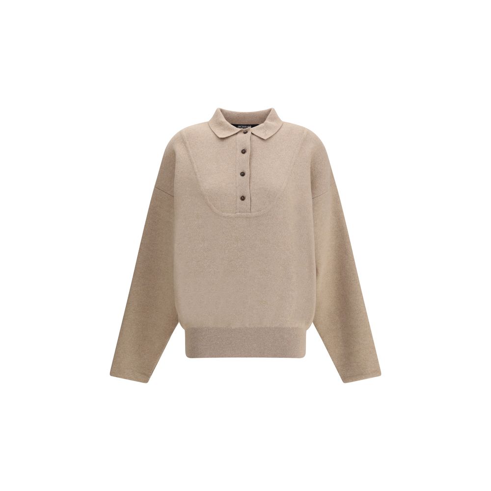 Jacquemus Beige Wool Sweatshirt | Regal Royce