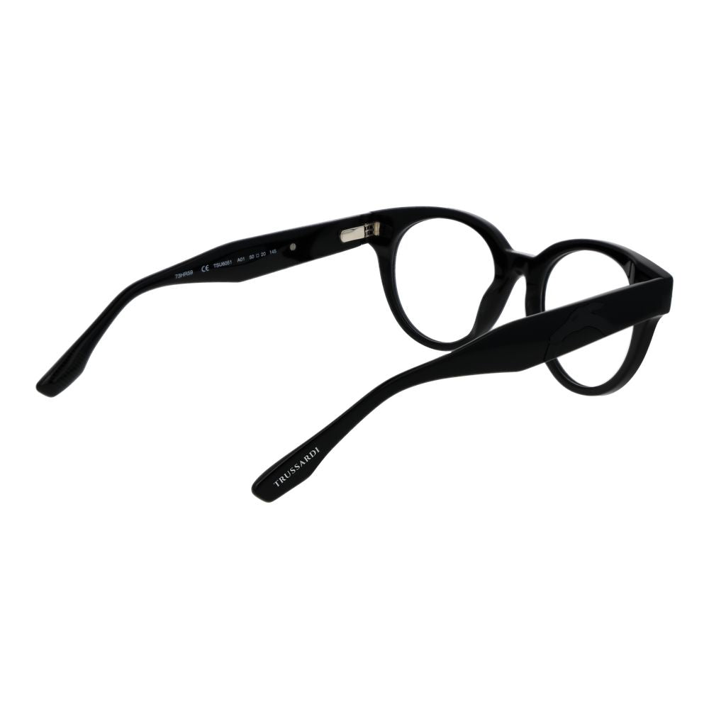 Trussardi Black Acetate Glasses (Frames) | Regal Royce