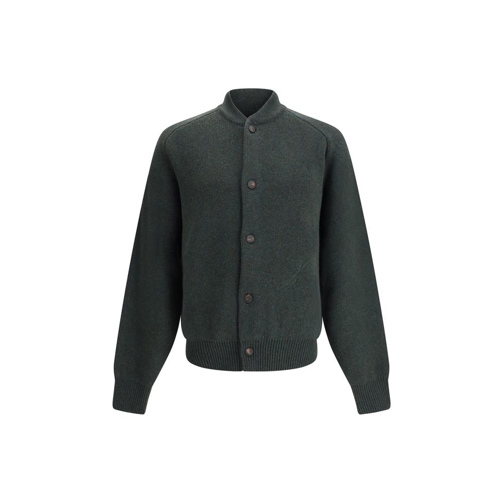 Jacquemus Bicolor Fleece Wool Cardigan | Regal Royce