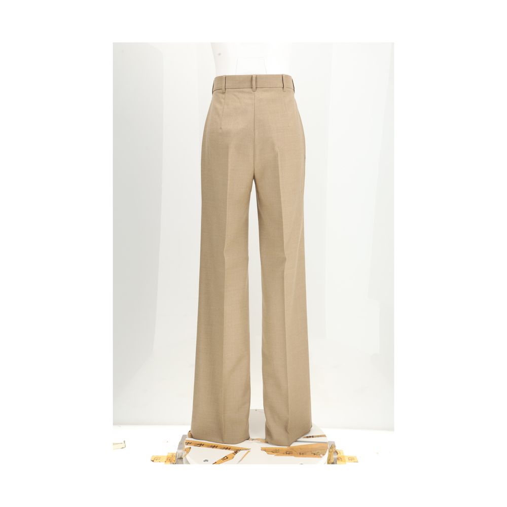 Max Mara Brown Fleece Wool Casual Pants | Regal Royce