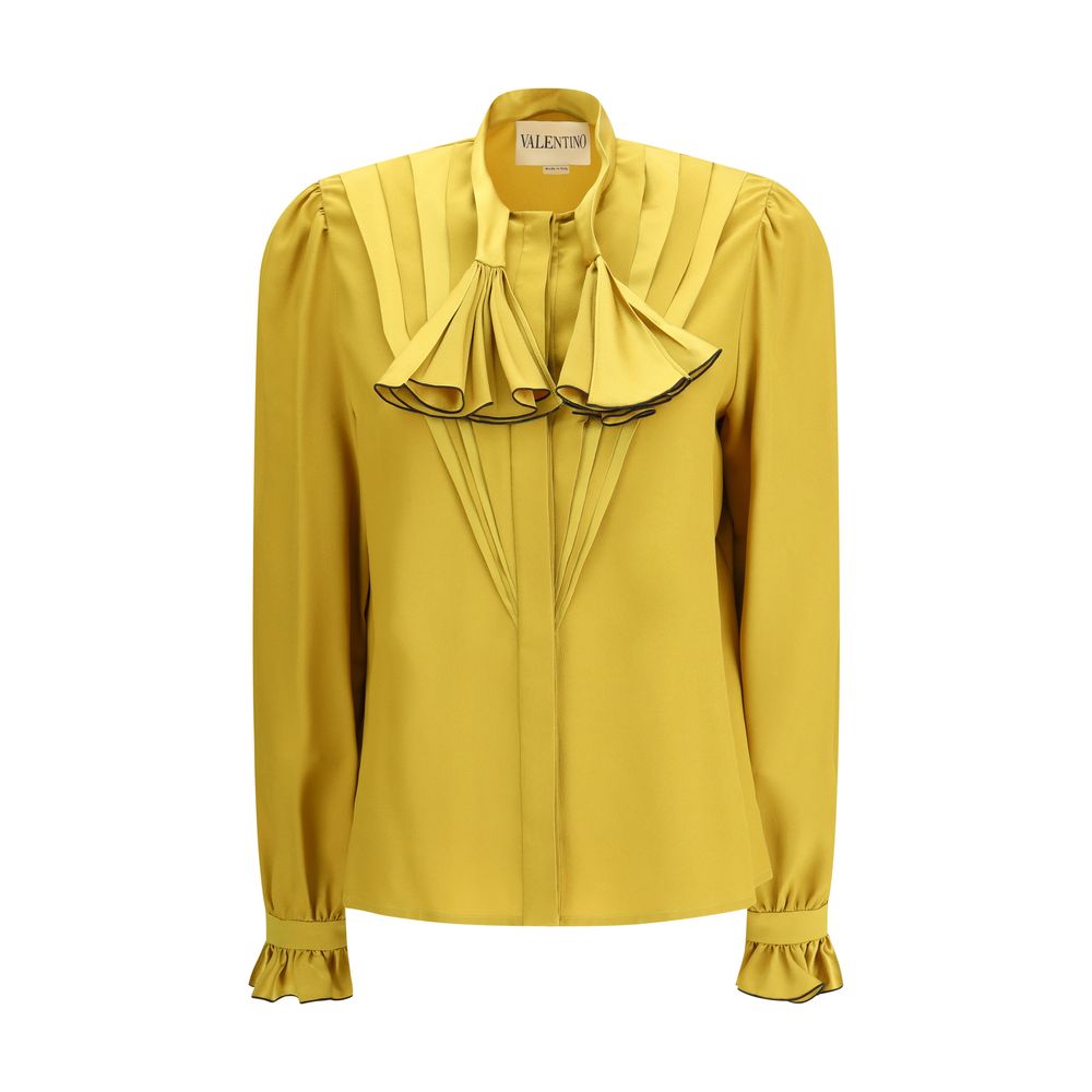 Valentino Bicolor Silk Blouse | Regal Royce