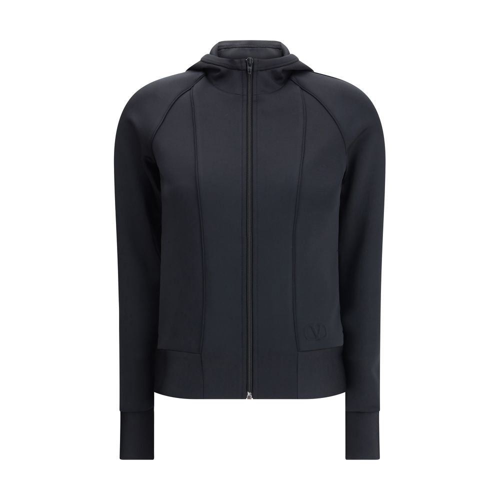 Valentino Black Polyester Sweatshirt | Regal Royce