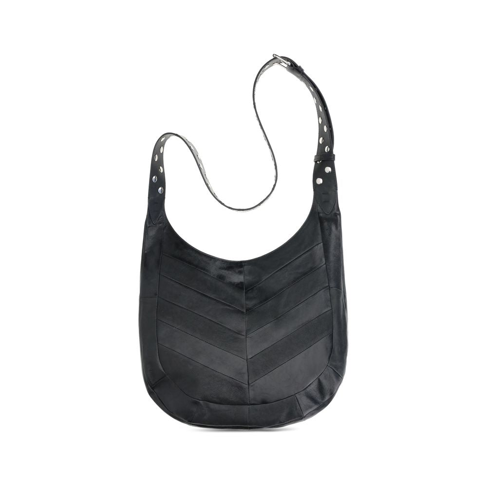 Valentino Garavani Black Leather Shoulder Bag | Regal Royce