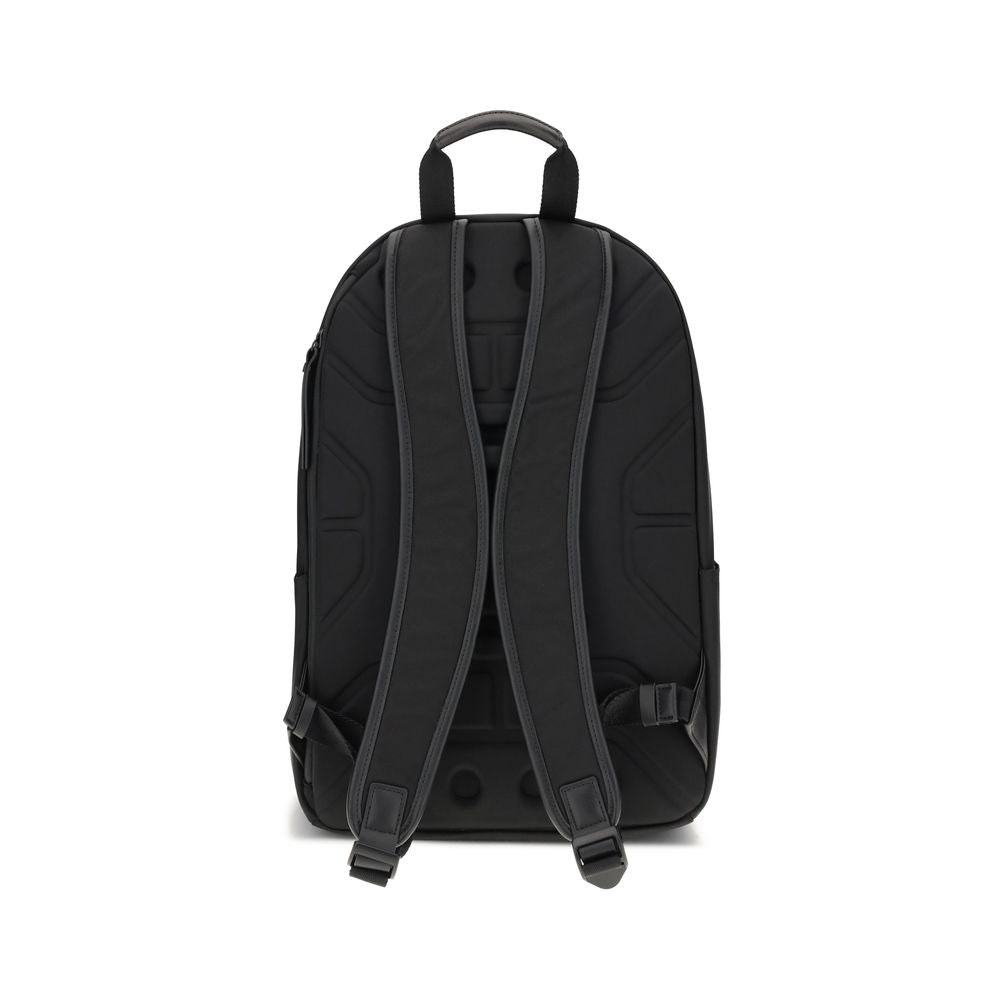 Premiata Black Nylon Backpack | Regal Royce