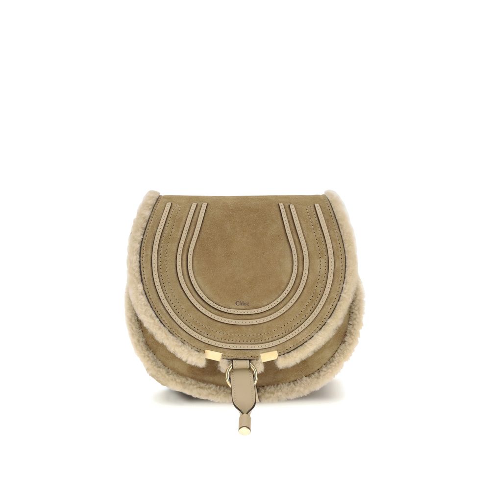 Chloé Beige Calf Leather Bos Taurus Shoulder Bag