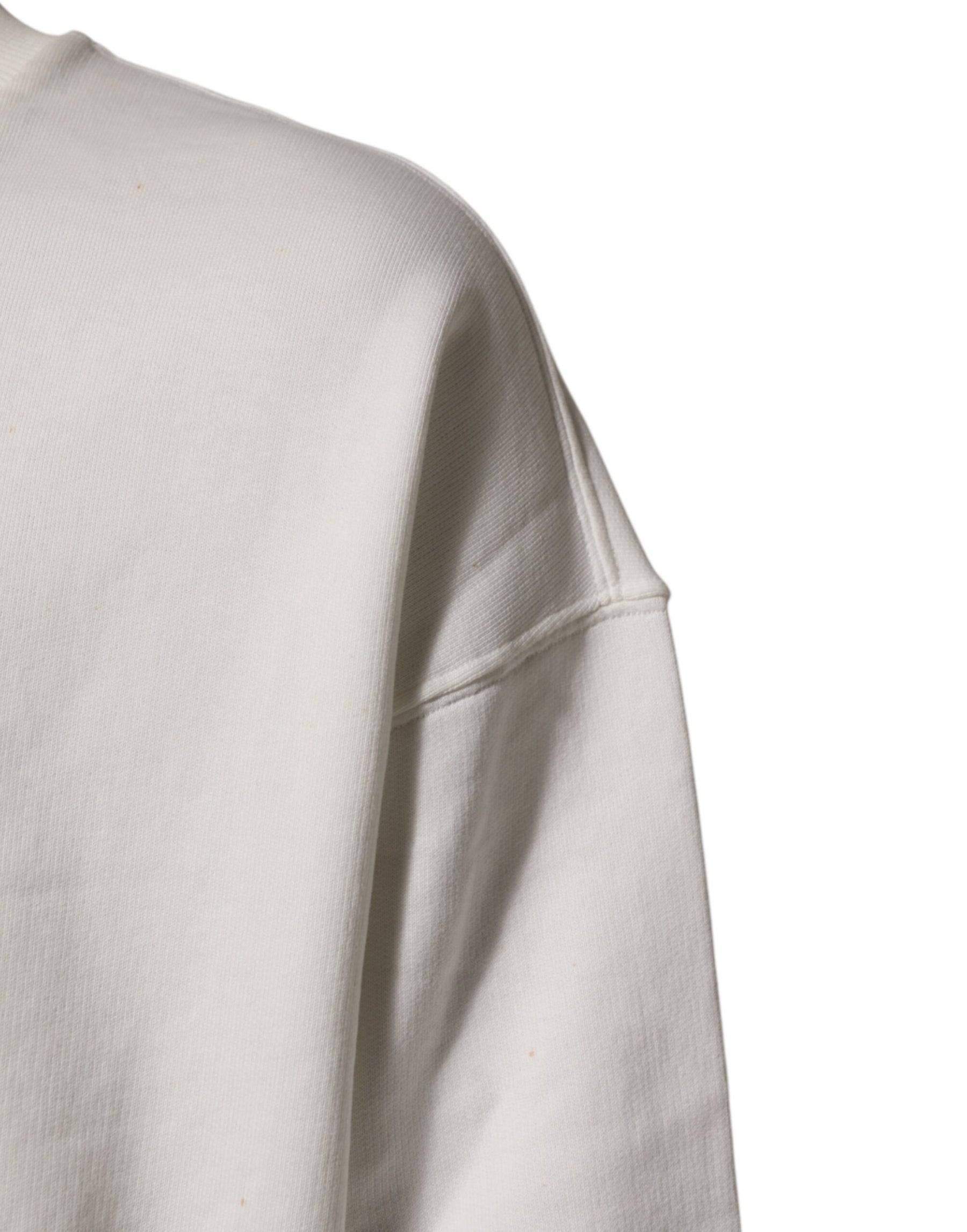 Dolce & Gabbana White DG Logo Crew Neck Sweatshirt Sweater | Regal Royce