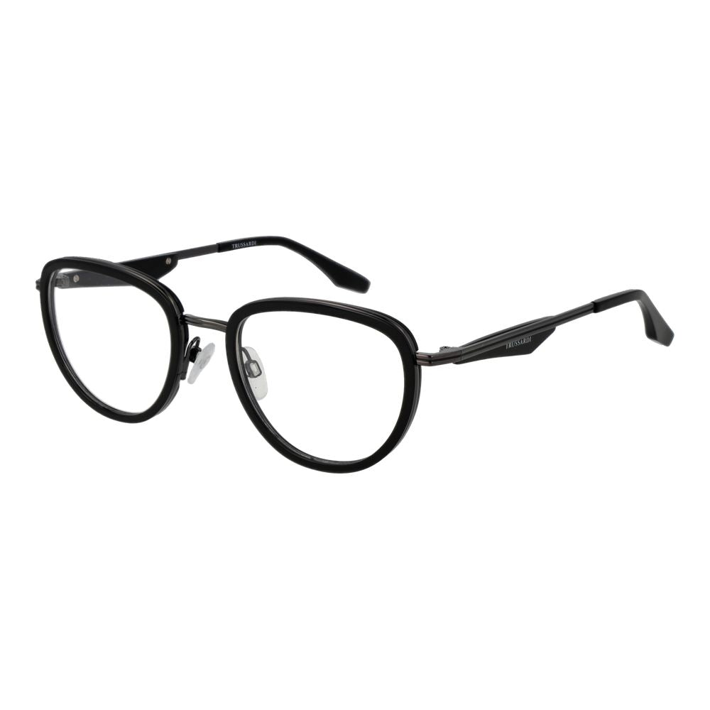 Trussardi Black Metal & Plastic Glasses (Frames) | Regal Royce