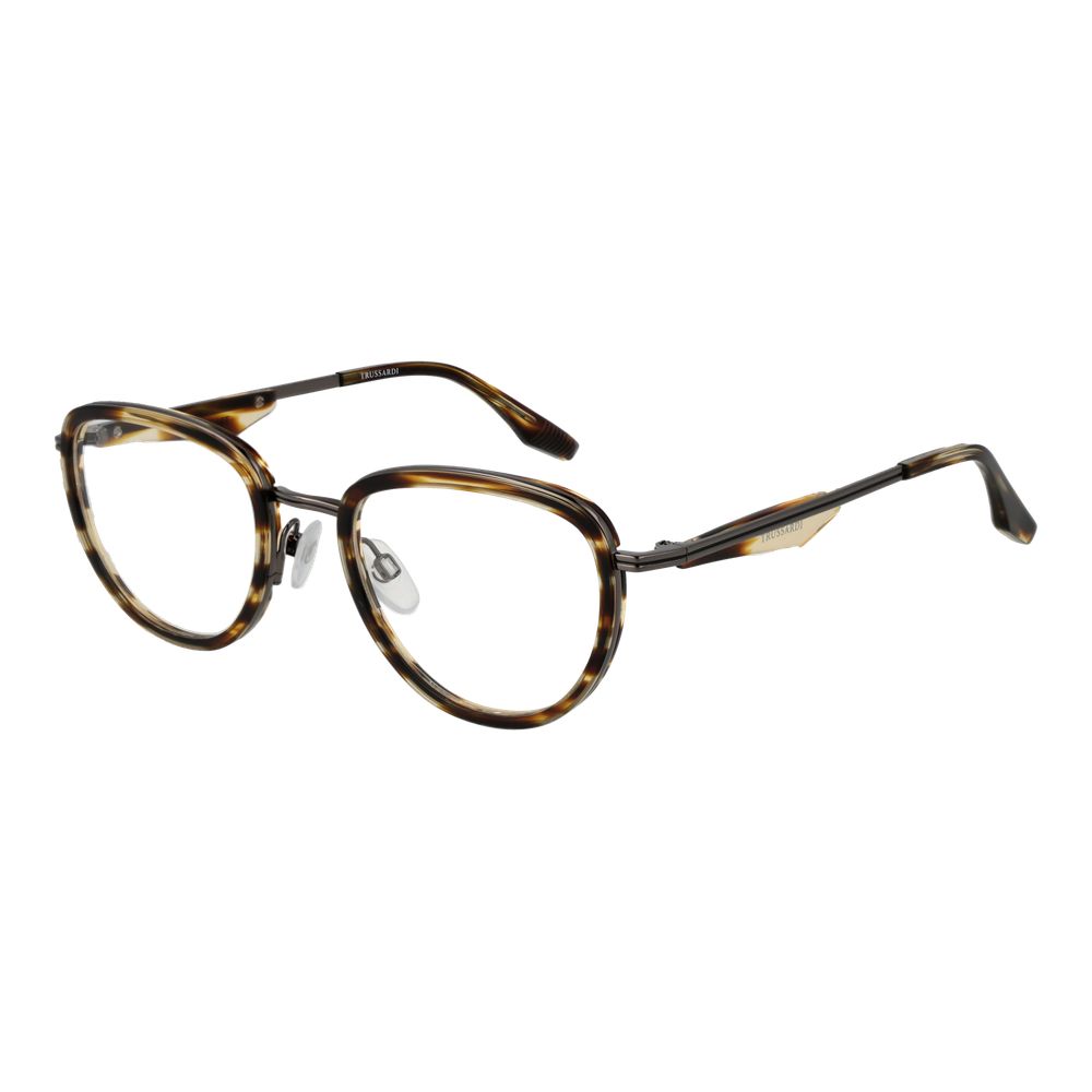 Trussardi Brown Metal & Plastic Glasses (Frames) | Regal Royce