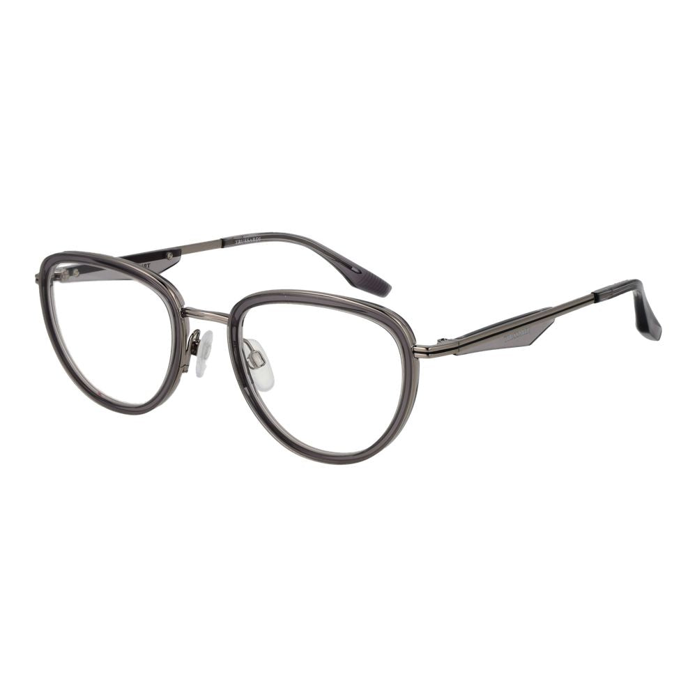 Trussardi Gray Metal Glasses (Frames) | Regal Royce