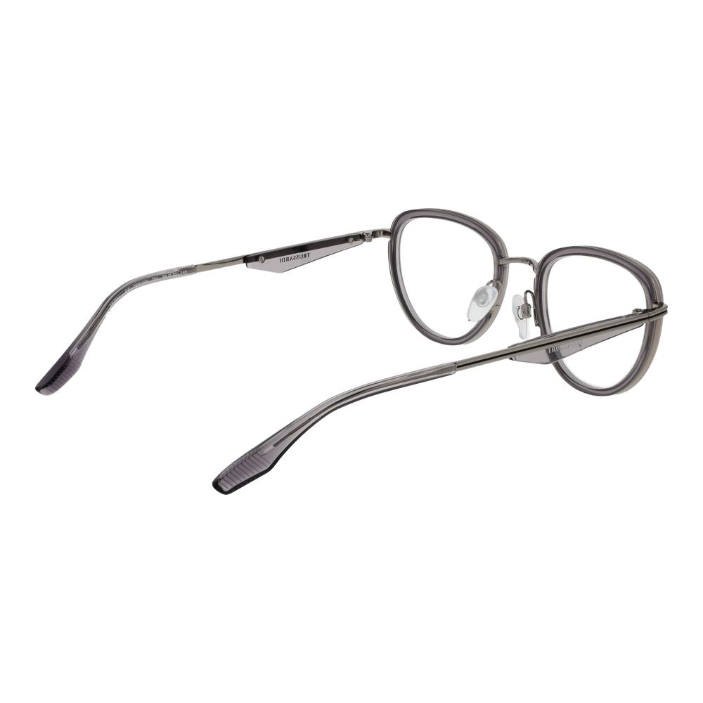 Trussardi Gray Metal Glasses (Frames) | Regal Royce