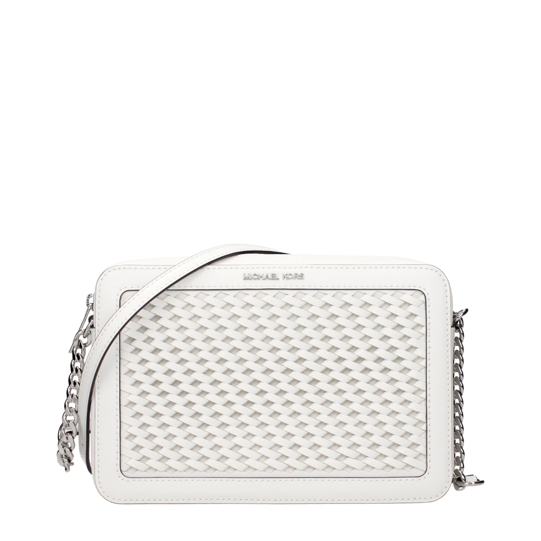 Michael Kors White Leather Crossbody Bag | Regal Royce