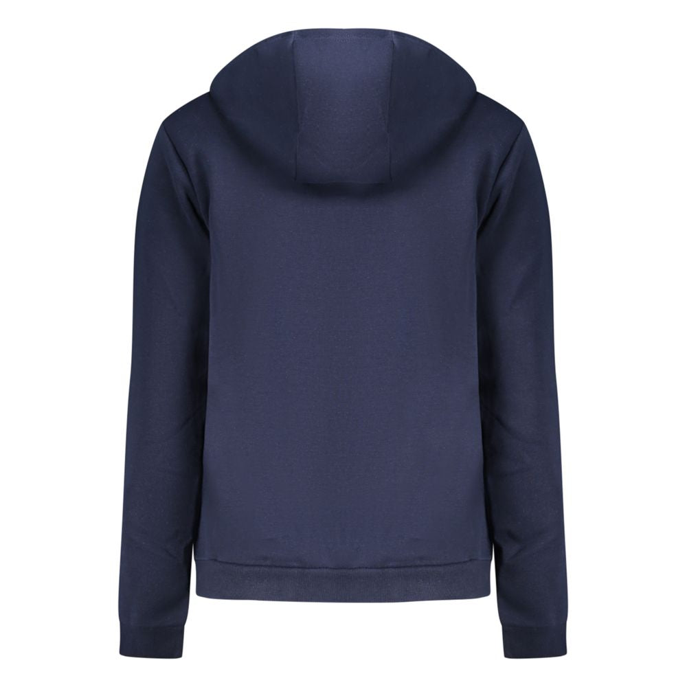 Norway 1963 Blue Cotton Women Sweatshirt with Hood and Zip | Regal Royce