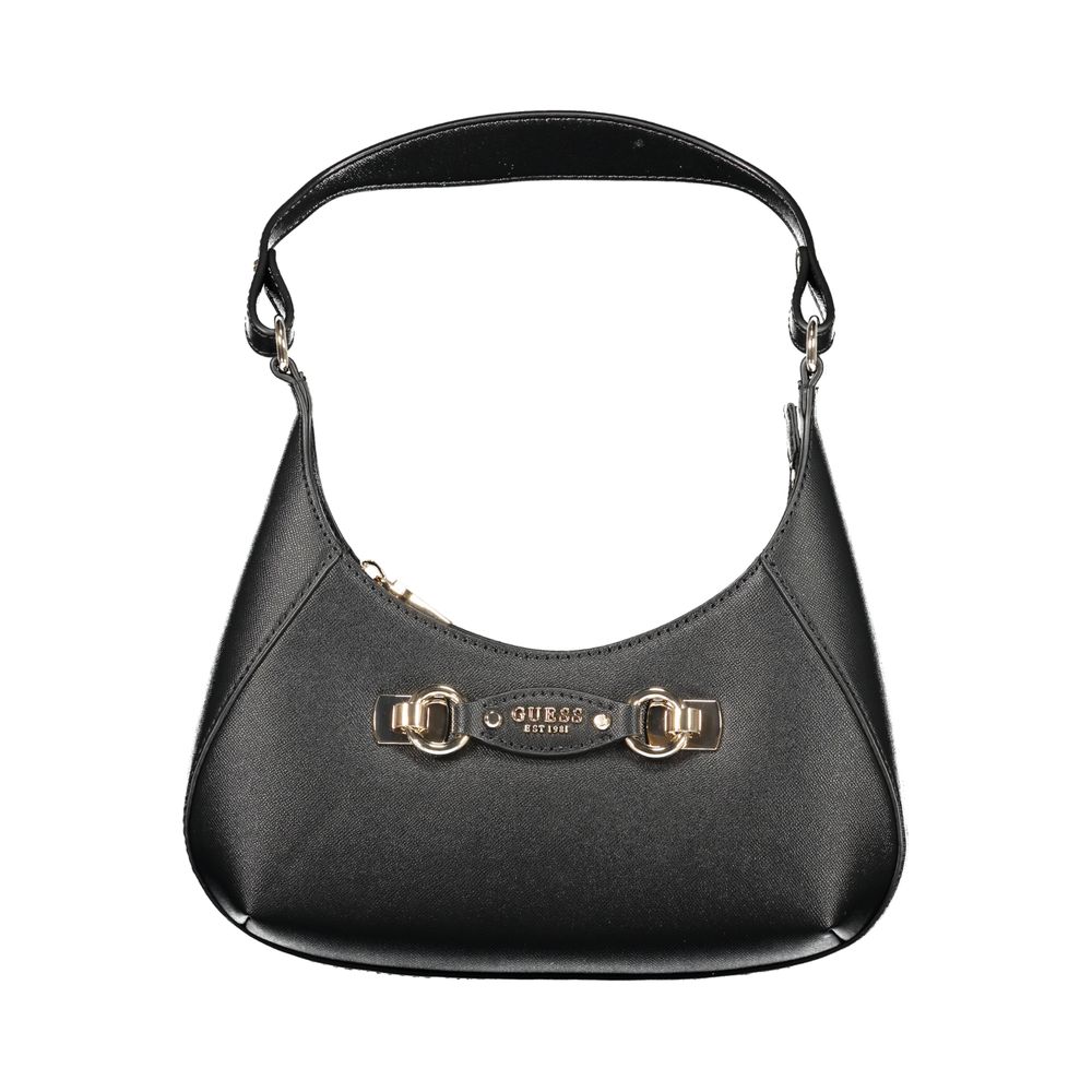 Guess Jeans Nero Poliuretano Womens Handbag | Regal Royce