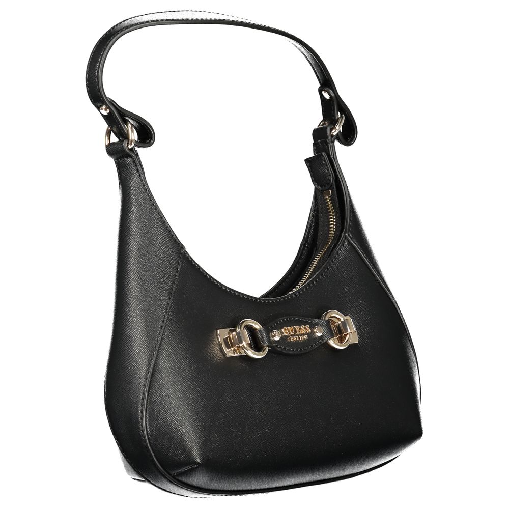 Guess Jeans Nero Poliuretano Womens Handbag | Regal Royce